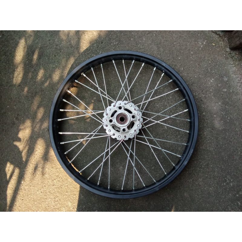 Velg jari jari tromol Depan satria 2 tak Fu smash Shogun tornado crystal V ROSSI original