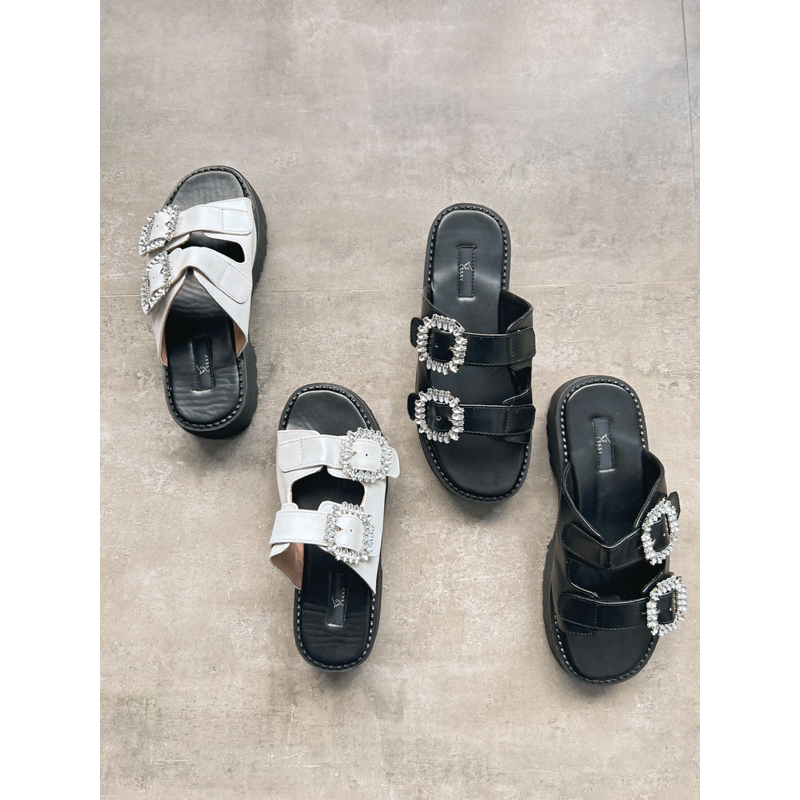 Sissy Shoes  - SHOES - Sandal Wanita - Sandal Kekinian - Sandal Flat Tinggi | ANIKA