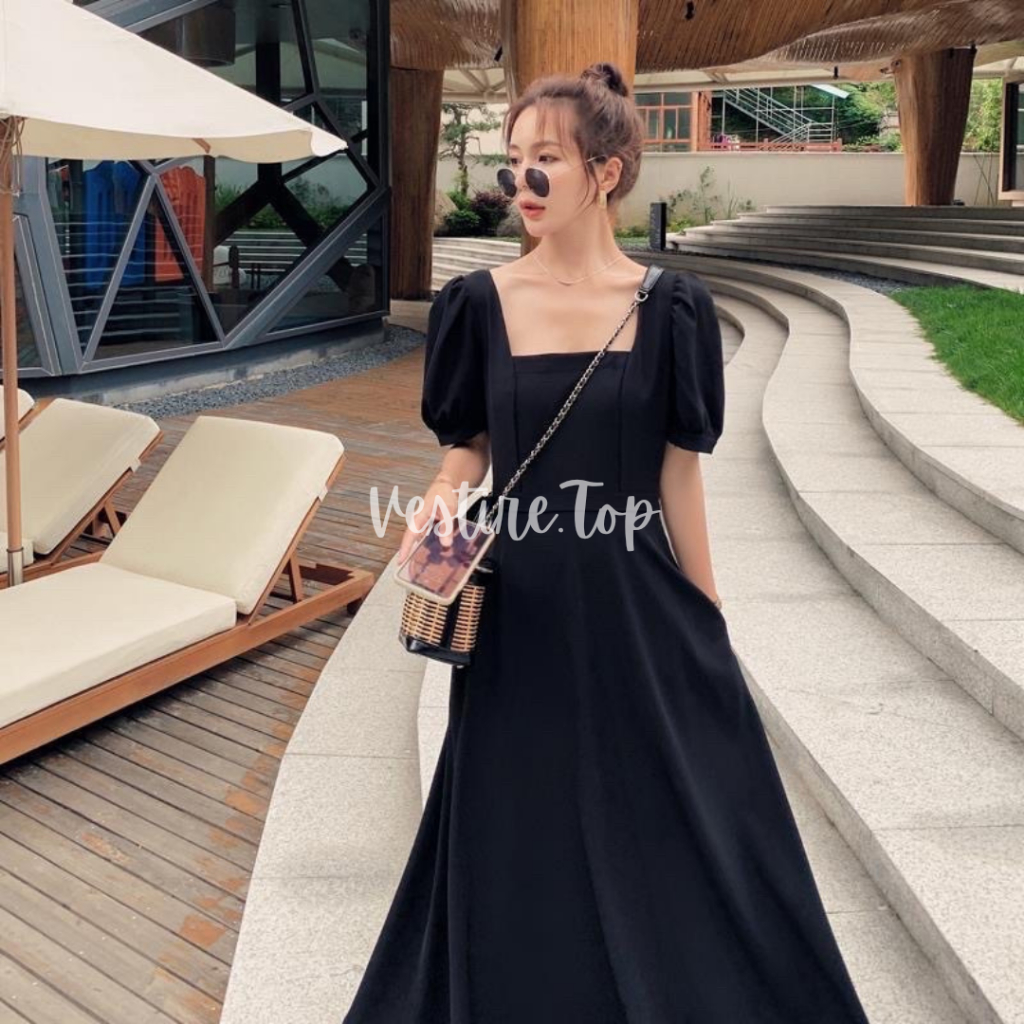 ARIN | Baju Sabrina | Dress Sabrina Full Karet | Dress Wanita korea | Dress Pesta | Dress Jumbo | Dr