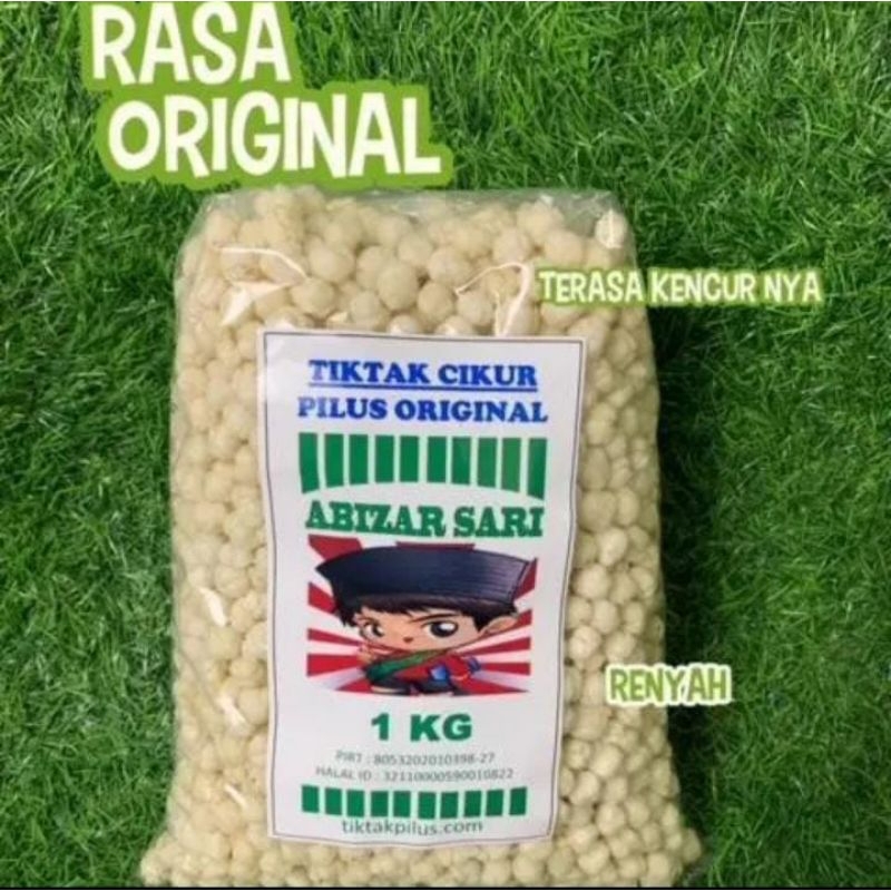 

TERLARIS !!! Camilan Pilus Tiktak rasa original 1kg Tiktak cikur makanan ringan snack