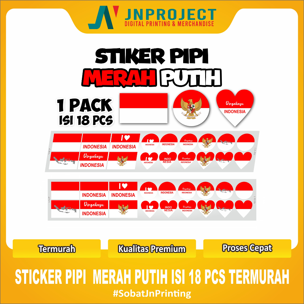

BISA COD| STIKER PIPI |STICKER 17 AGUSTUSAN |TERMURAH| TERBANYAK| 1 PACK ISI 18PCS| SUDAH DI CUTTING