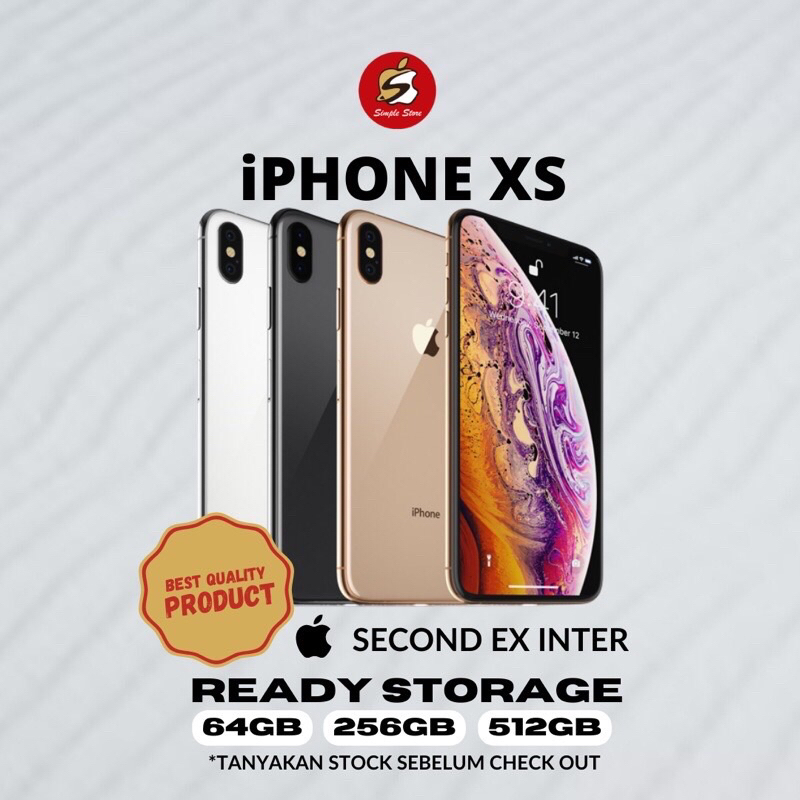 iPHONE XS 256GB SECOND LIKE NEW BERGARANSI