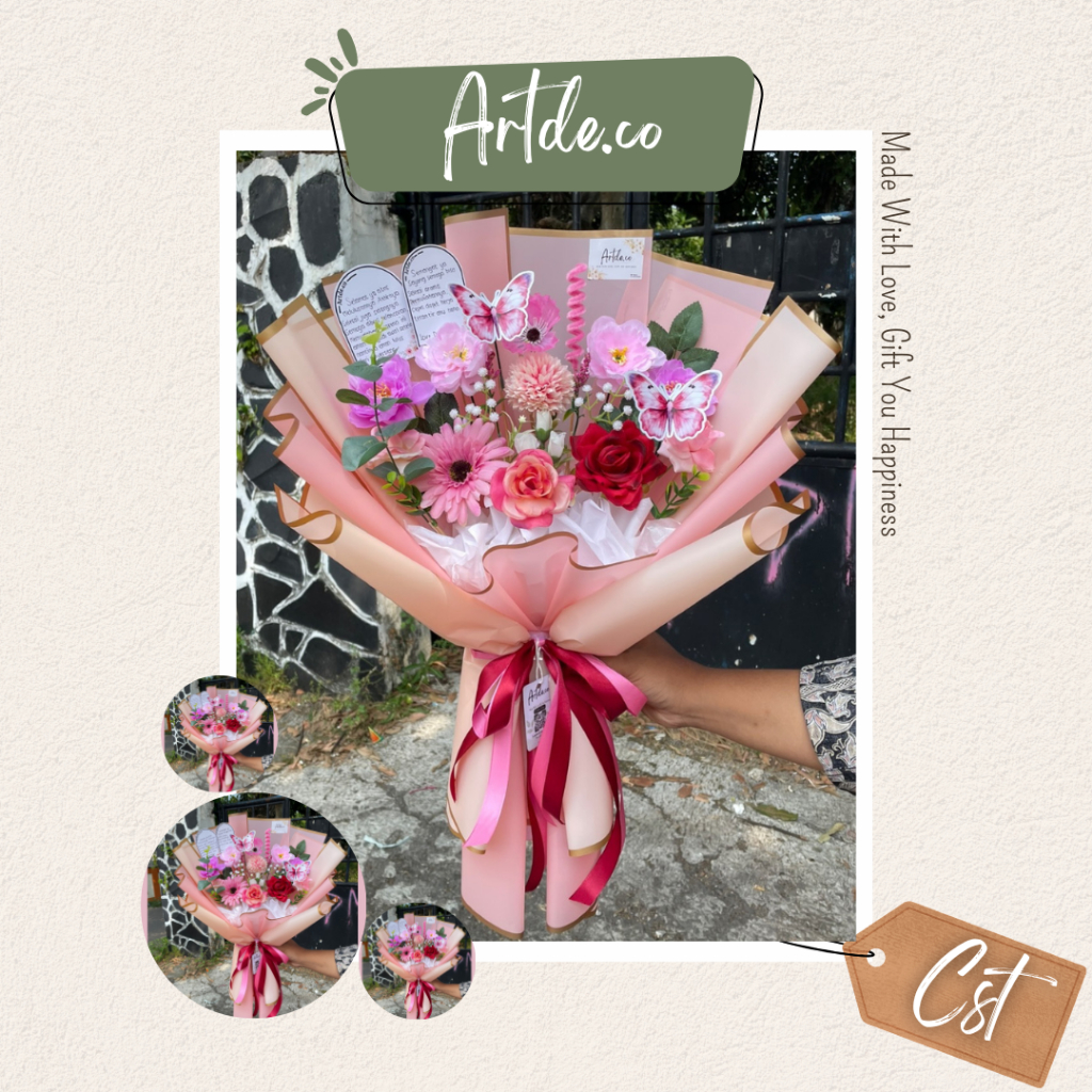 BUKET BUNGA - BUKET PREMIUM - BUKET BUNGA ARTIFICIAL