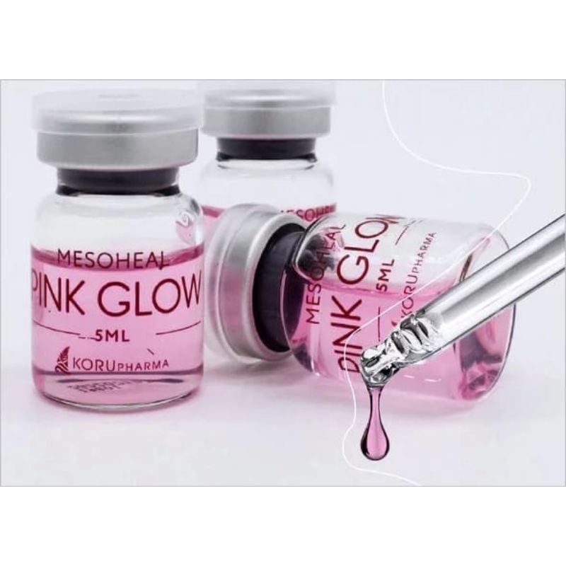 Mesoheal Pink glow serum || Pink glow DNA salmon