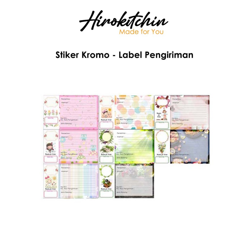 

Hirokitchin - Label Pengiriman/Stiker Pengiriman Kromo langsung tempel