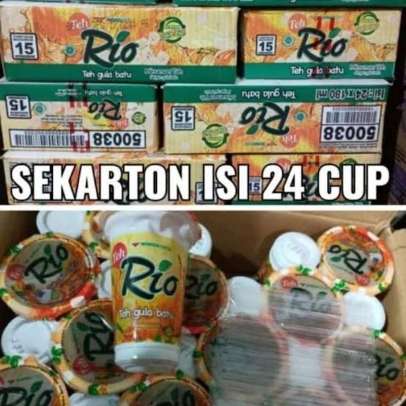 

Teh Rio Cup 180 ml 1 karton