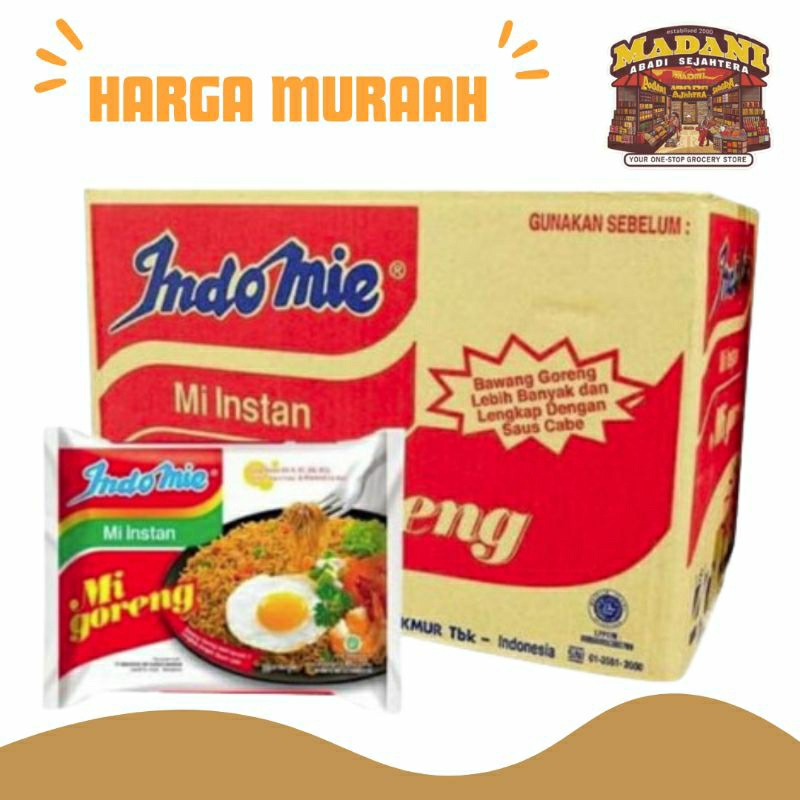 

INDOMIE GORENG 1 DUS/KARTON - ISI 40 BUNGKUS