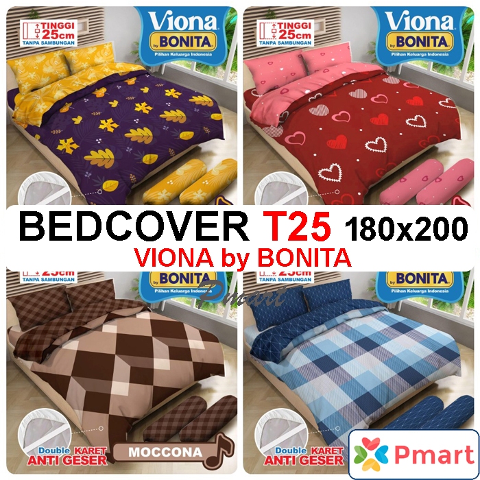 BEDCOVER BONITA KING VIONA / BEDCOVER VIONA 180x200 / BEDCOVER BONITA 180x200