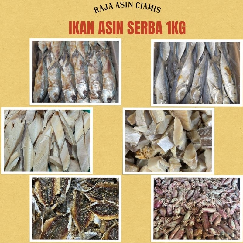 

IKAN ASIN SERBA 1KG