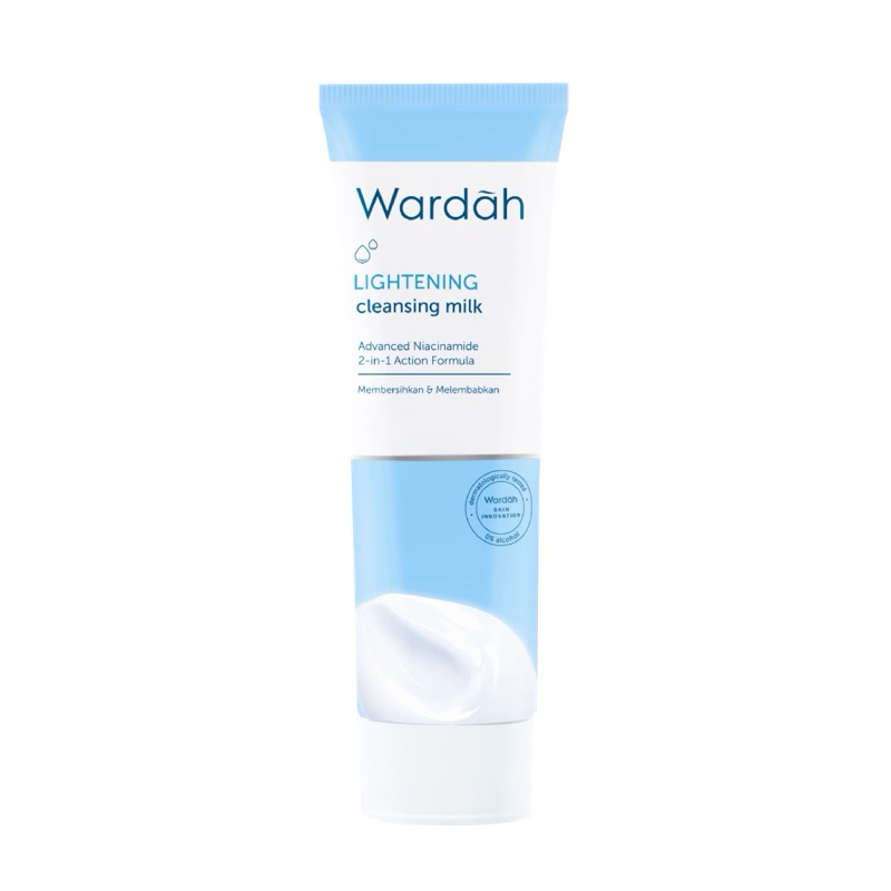 Wardah lightening cleansing milk / wardah pembersih cleansing milk / Wardah perbersih wajah glowing 