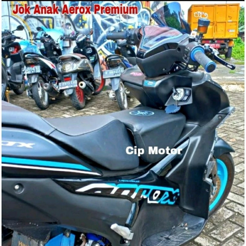 Jok anak aerox baru jok tambahan Aerox new kursi anak aerox baru boncengan Aerox baru aksesoris aero