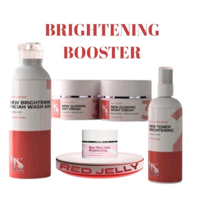 KIT LS SKINCARE BRIGHTENING BOOSTER BPOM + RED JELLY