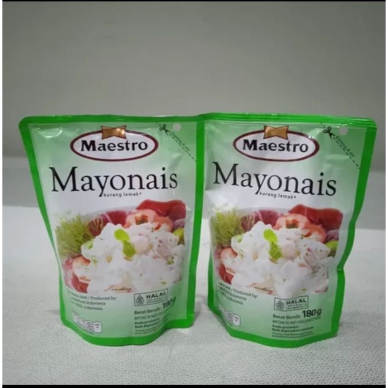 

Maestro Mayonnaise Pouch 180 gr