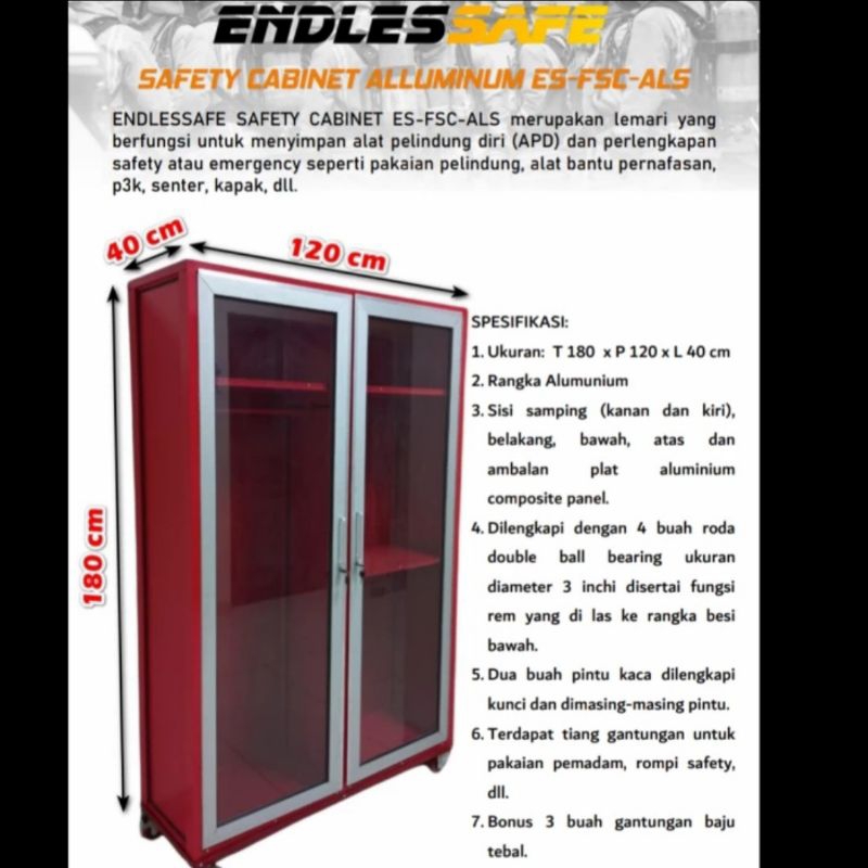 BOX APD/FIRE KABINET/LEMARI K3