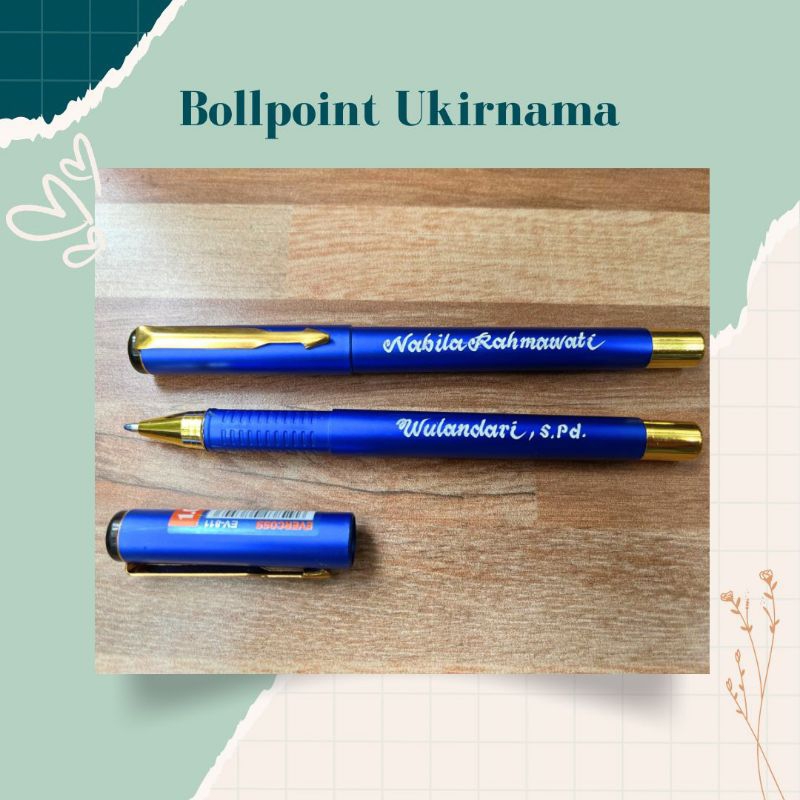

bolpoint ukir nama model parker