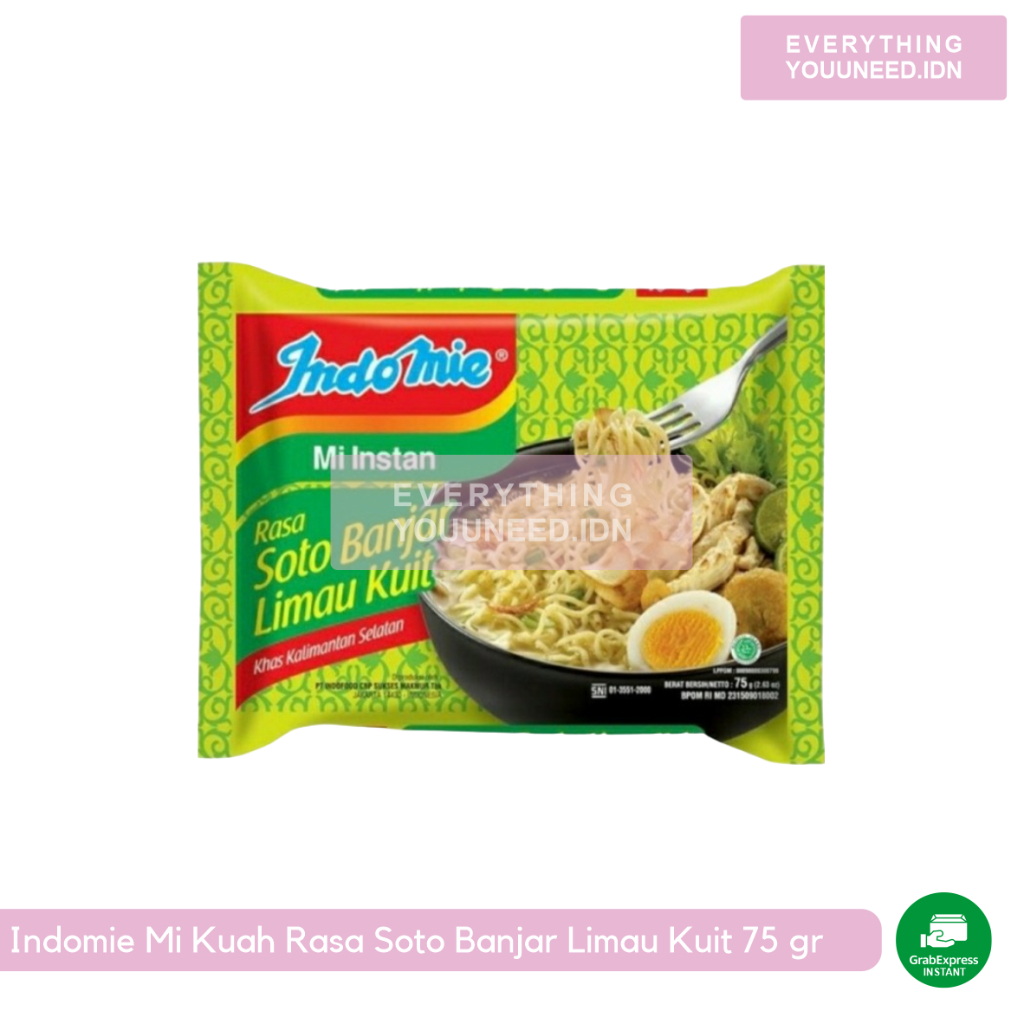 

Indomie Mi Kuah Rasa Soto Banjar Limau Kuit 75 gr