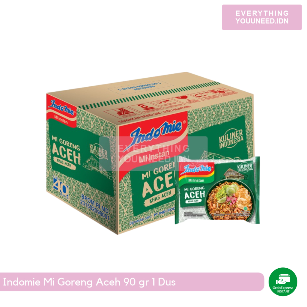 

Indomie Mi Goreng Aceh 90g 1 Dus/Karton