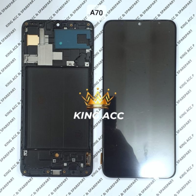 OEM LCD Touchscreen Fullset Samsung Galaxy A70 - A705 - A705F - Bisa Fingerprint