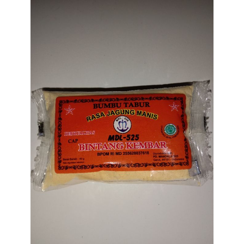 

BUMBU TABUR ATOM BINTANG KEMBAR RASA JAGUNG MANIS/ BUMBU TABUR INSTAN