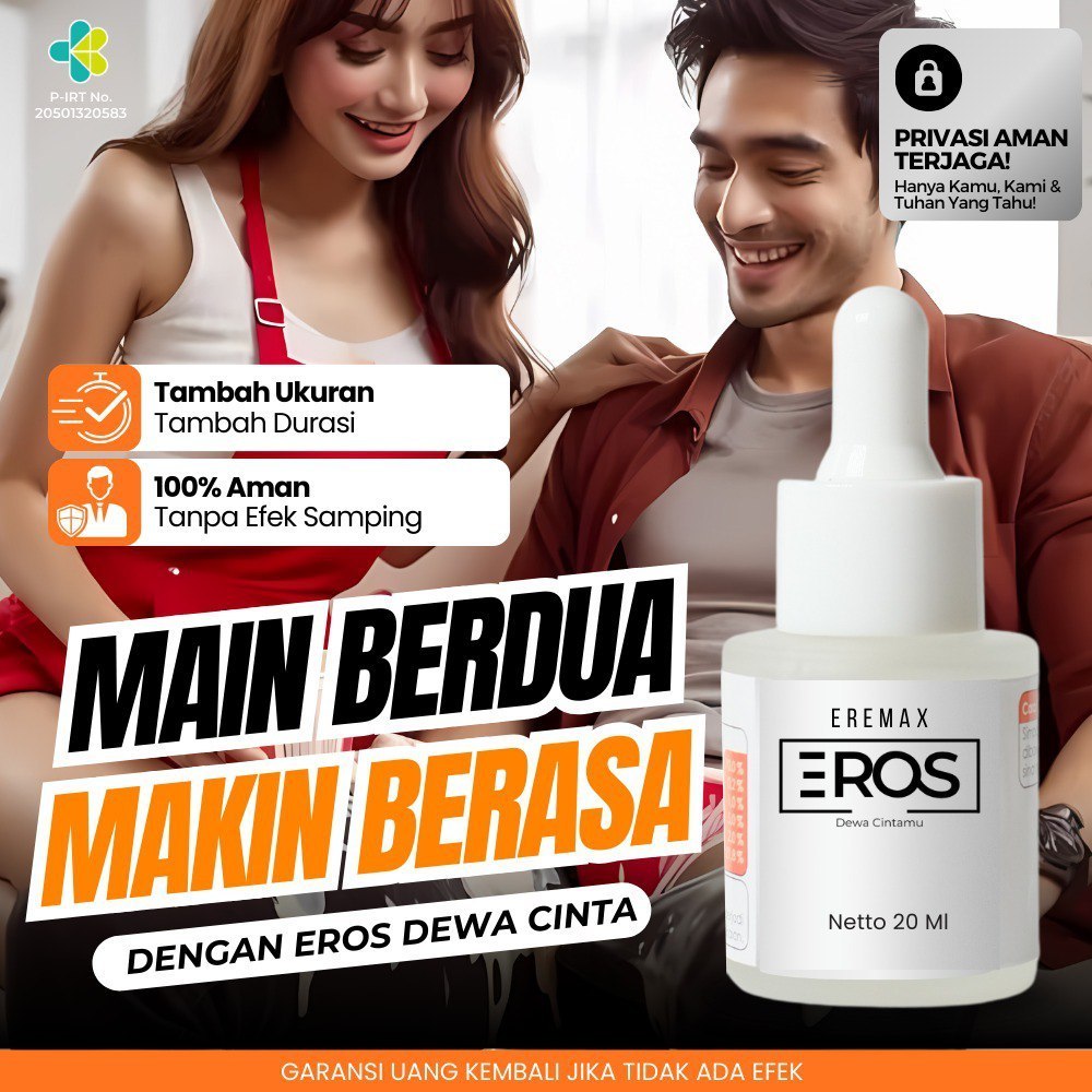(Tanpa Efek Samping) Eros Tetes Pria Perkasa Original Ereksi Keras
