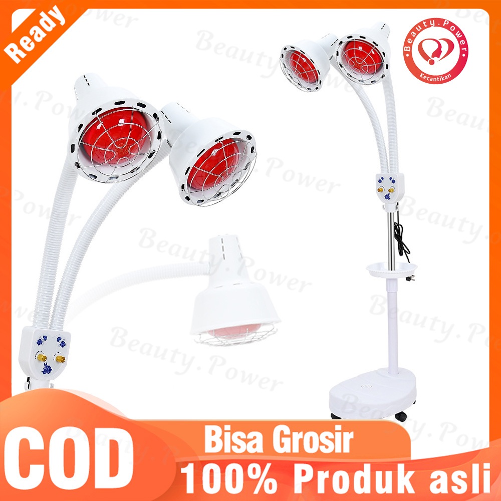 Lampu fisioterapi inframerah kepala ganda Alat fisioterapi lampu terapi sinar infra red infrares lan