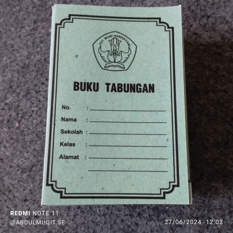 

Buku Tabungan Bisa Harga Ecer dan Grosir