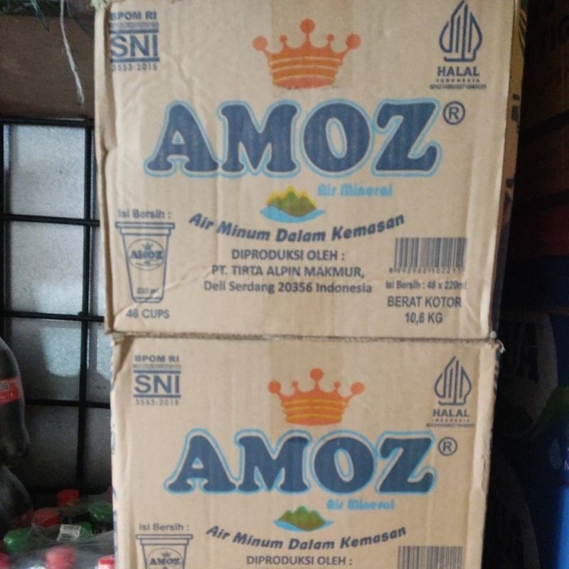

Amoz cup Air mineral cup per dus isi 48 cup
