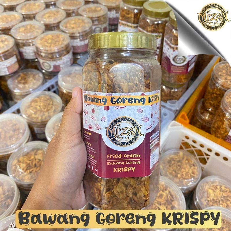

Bawang Goreng Mizan Dalam Kemasan 400ml