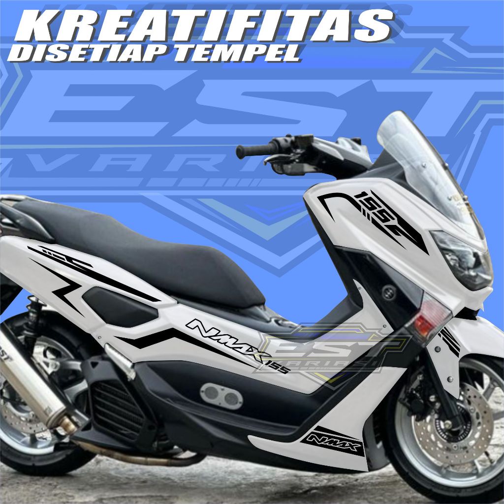 CUTTING STICKER STRIPING MOTOR NMAX OLD SIMPLE ELEGANT STRIPING NMAX OLD / NMAX LAMA  NDX-B1