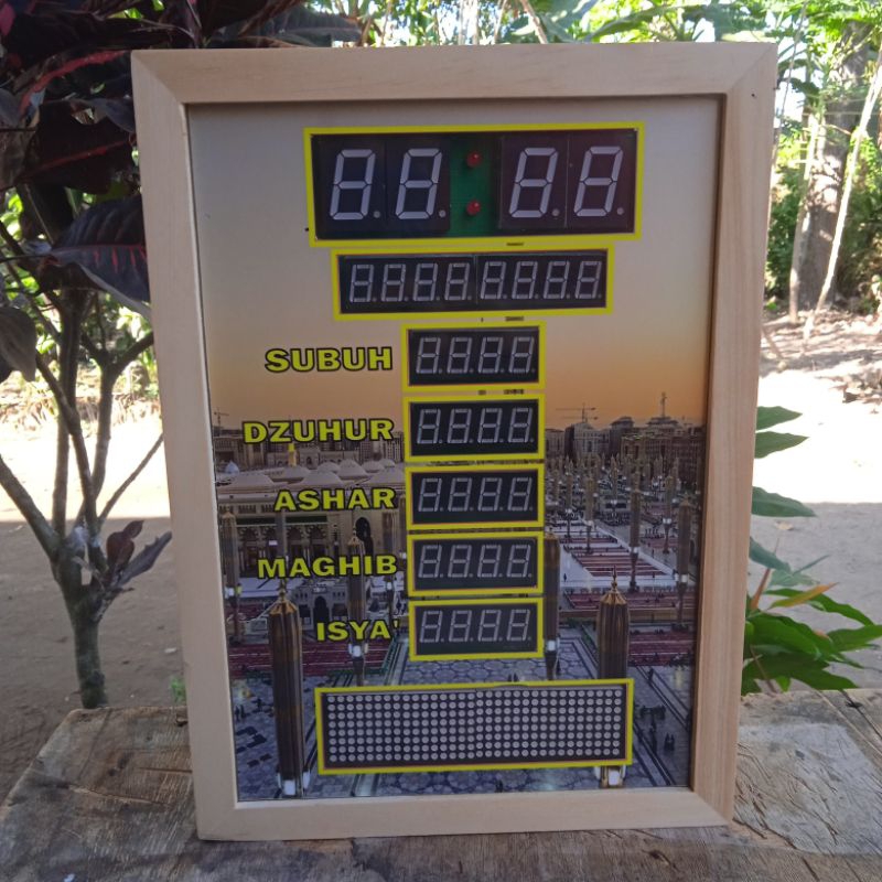 jam adzan digital auto tartil murotal