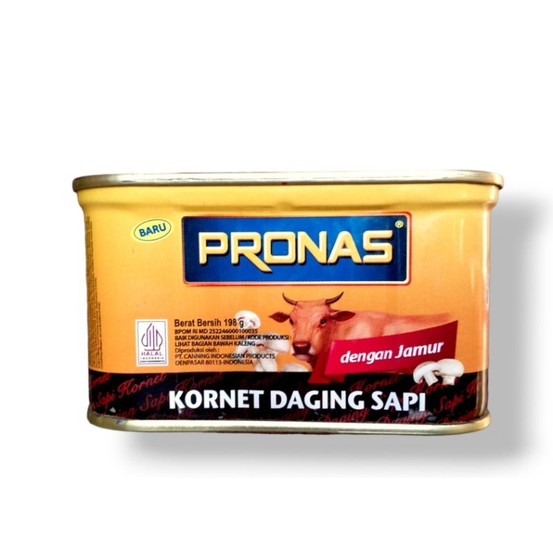 

Pronas Kornet Daging Sapi dengan Jamur 198 gr