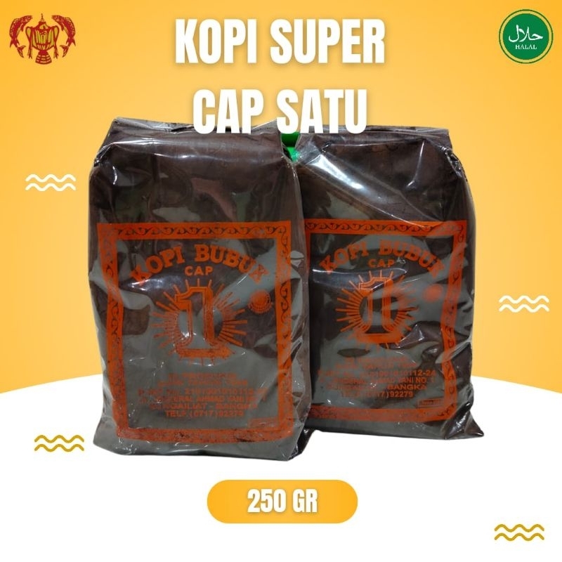 

Kopi Bubuk khas Bangka cap satu, 250gr