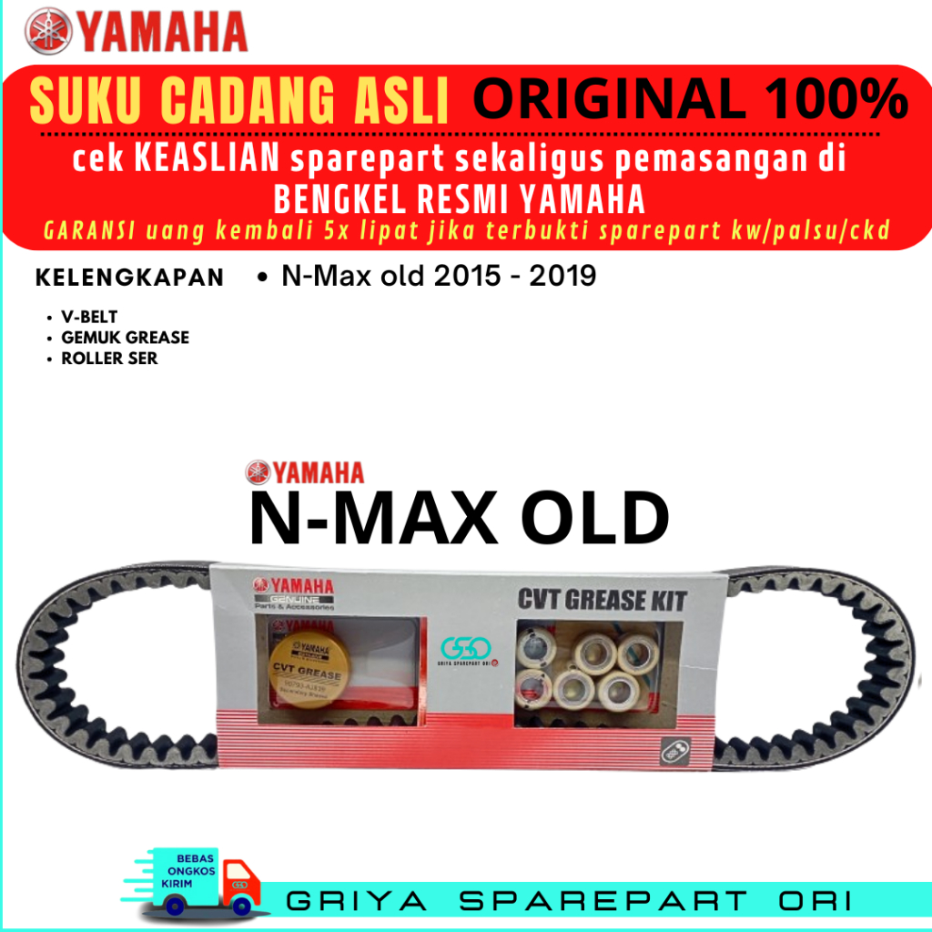 Vanbelt Nmax 155 Original Yamaha Vanbelt Nmax Old Ori Vbelt Nmax Original Yamaha Vbelt Nmax Old Orig