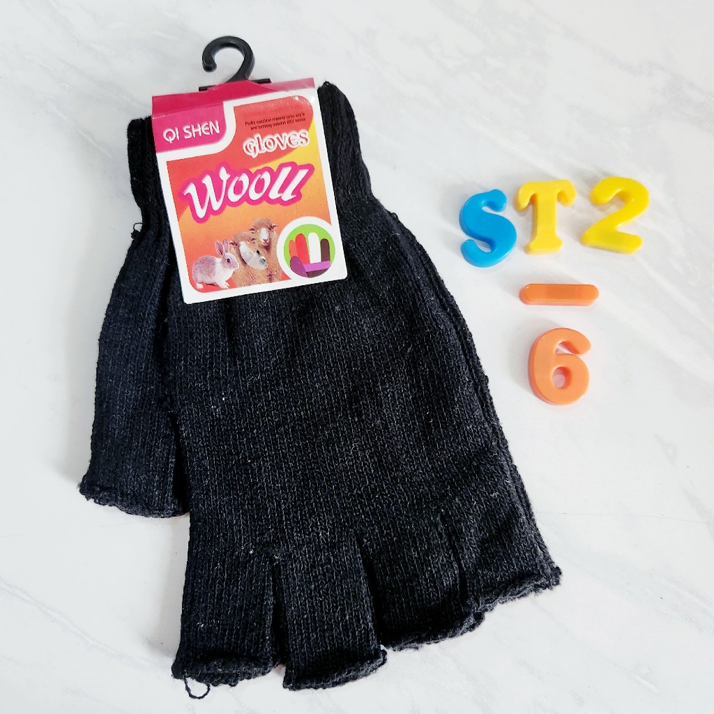 SARUNG TANGAN ANTI SLIP SETENGAH BUNTUNG GROSIR  LUSINAN  MURAH