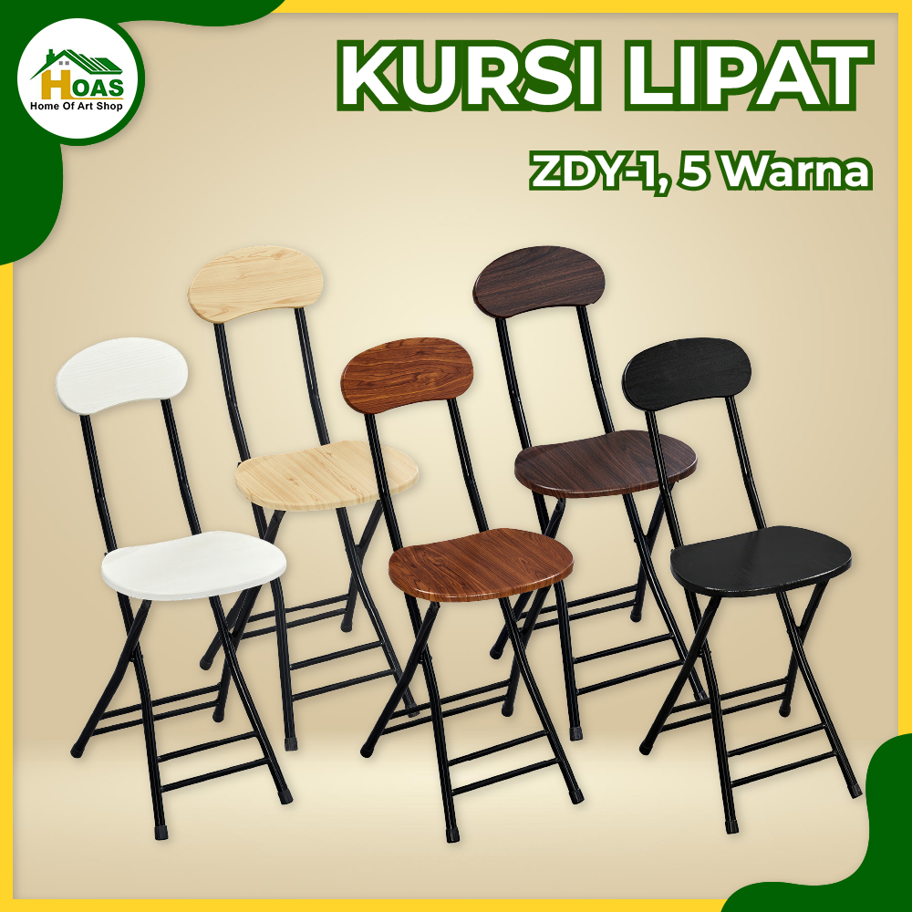 Hoas official shop kursi  Minimalis kursi Makan Kayu / kursi Portable