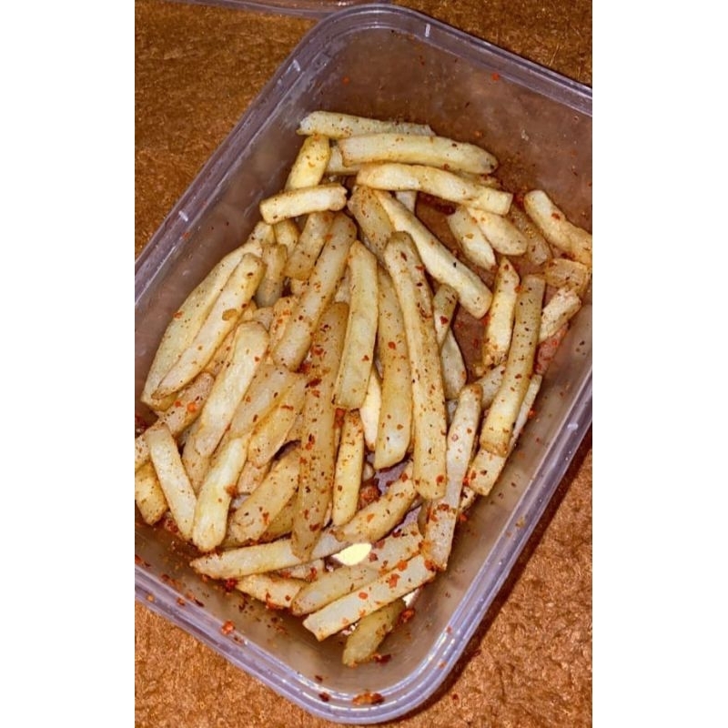 

kentang goreng balado dan tahu goreng balado