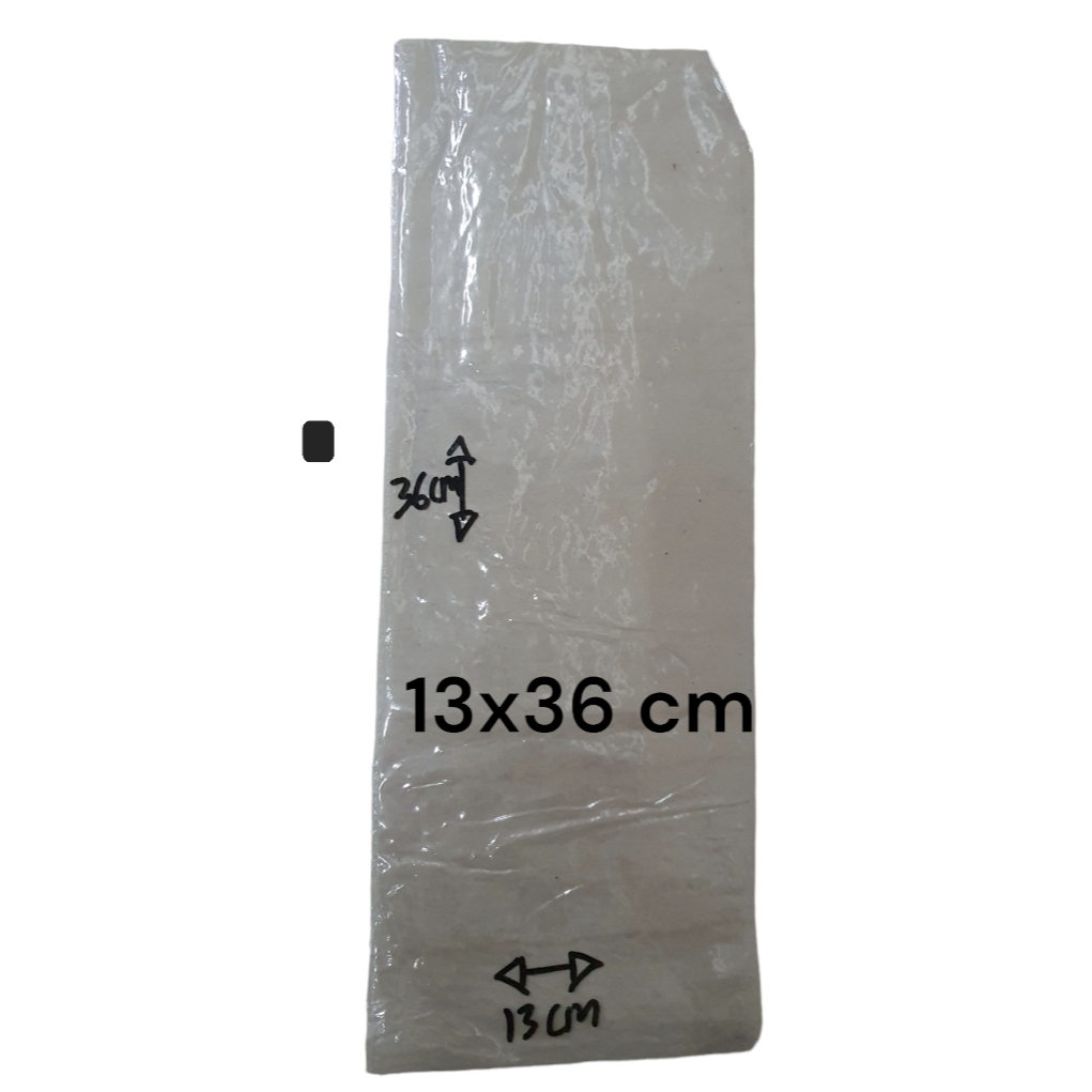 

KANTONG PLASTIK SERBA GUNA BAHAN PVC BENING TEBAL UKURAN 13 X 36 CM /10 LEMBAR