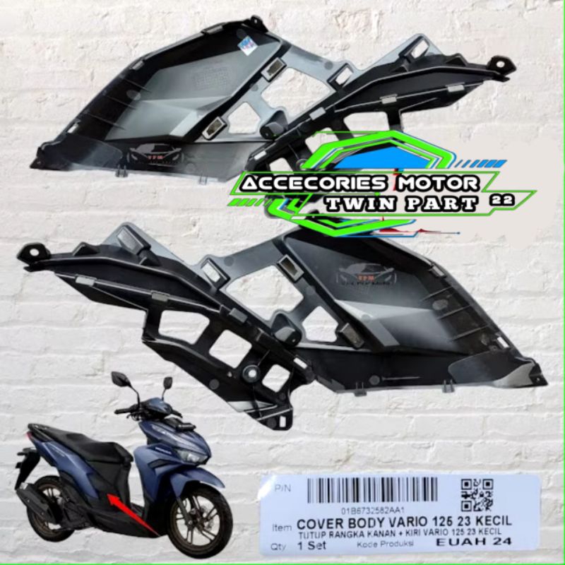 Cover Body Cover Sambungan Body Honda All New Vario 125 2023 2024 K2V