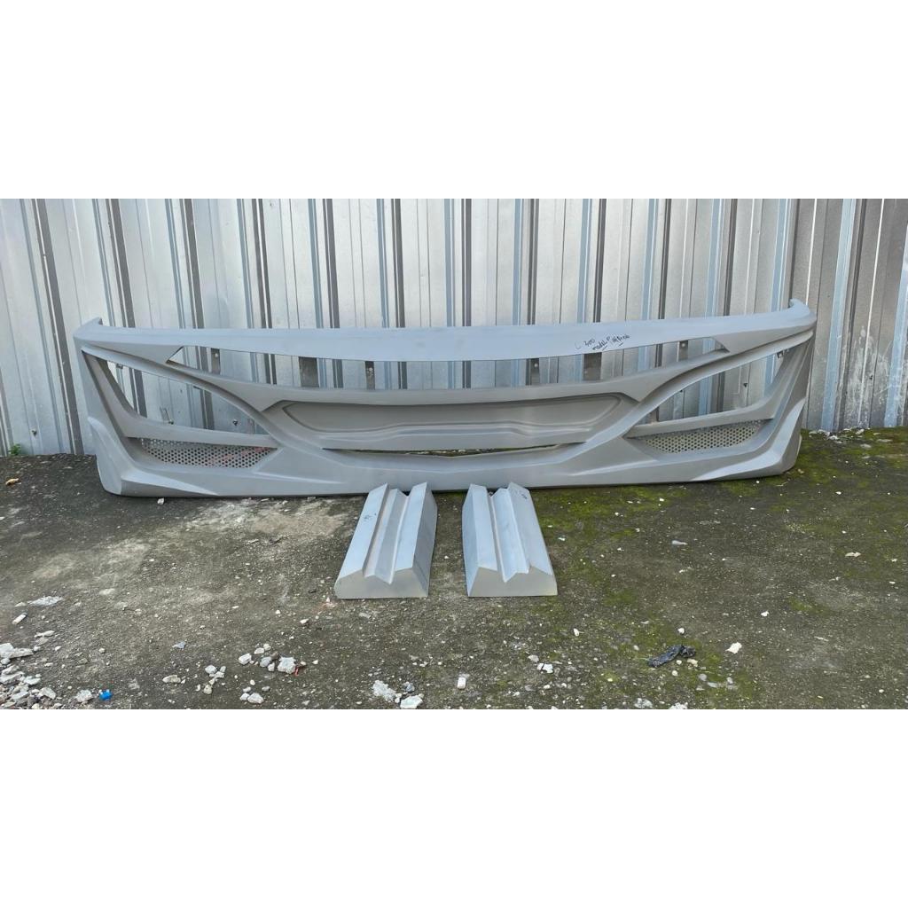 BUMPER BEMPER L300 MODEL PATRIOT BAHAN PLAT TEBAL KONDISI POXY