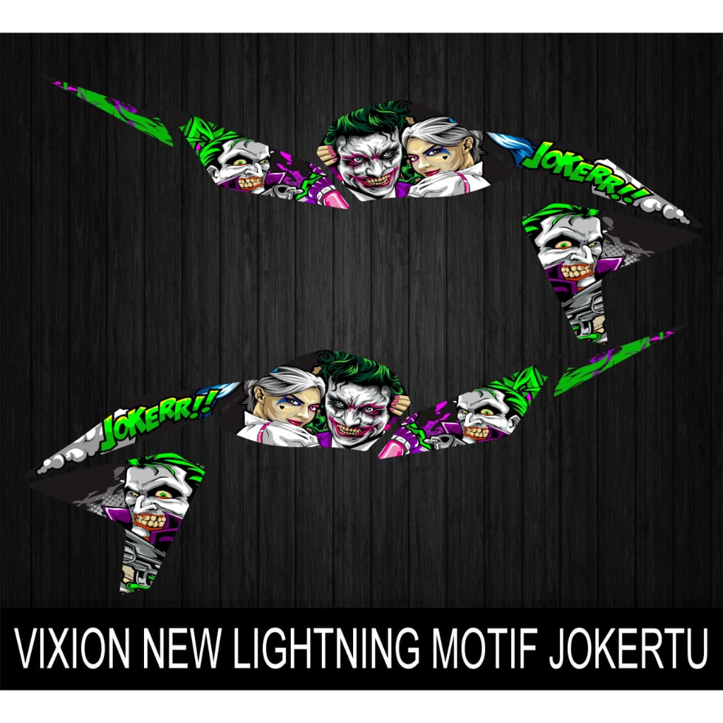 STIKER STRIPING LIST MOTOR VARIASI YAMAHA VIXION NEW LIGHTNING NVL MOTIF JOKER