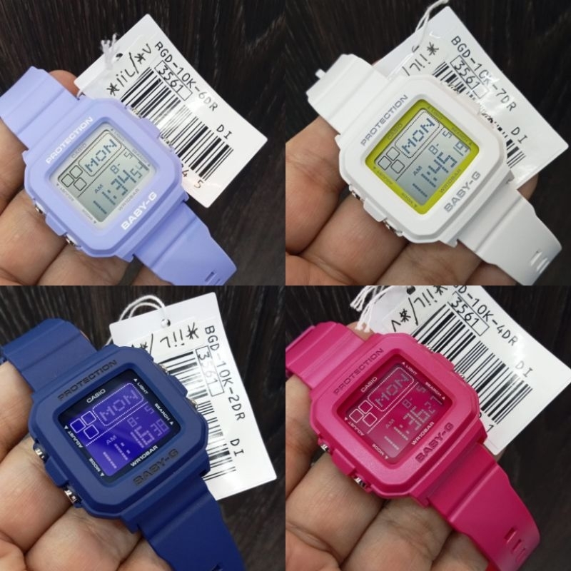 Jam Tangn Unisex Casio Baby G BGD-10K-7DR / BGD-10K-2DR / BGD-10K-4DR / BGD-10K-6DR
