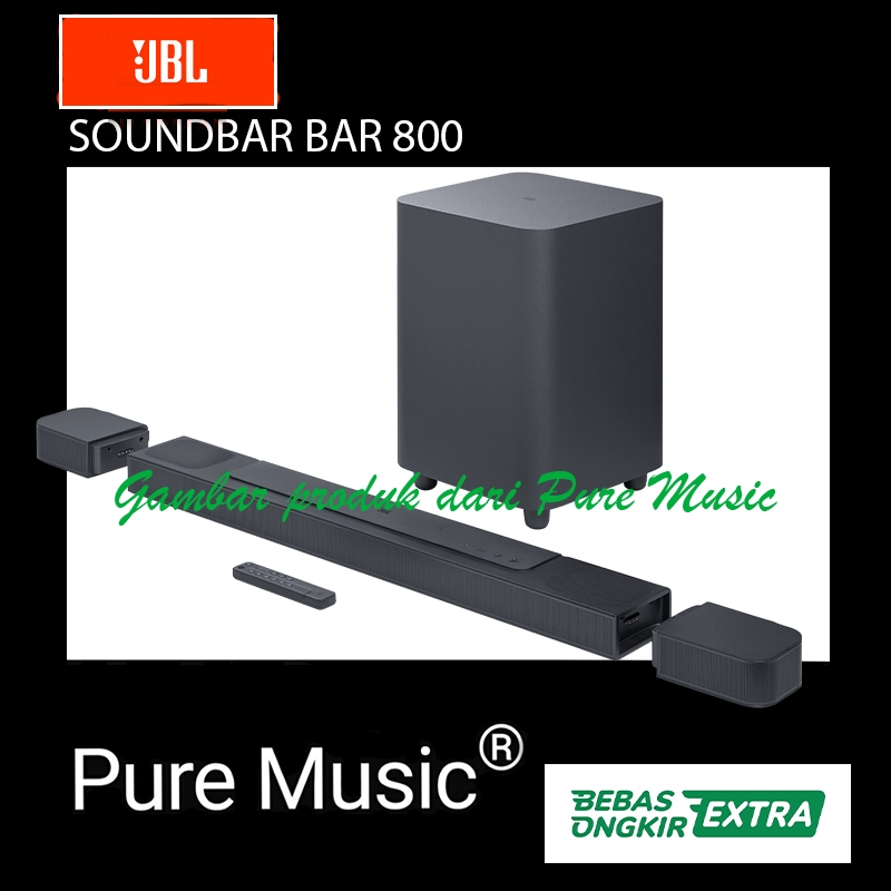 Soundbar JBL Bar800 Dolby Atmos Sound Bar 800 Original Garansi Resmi