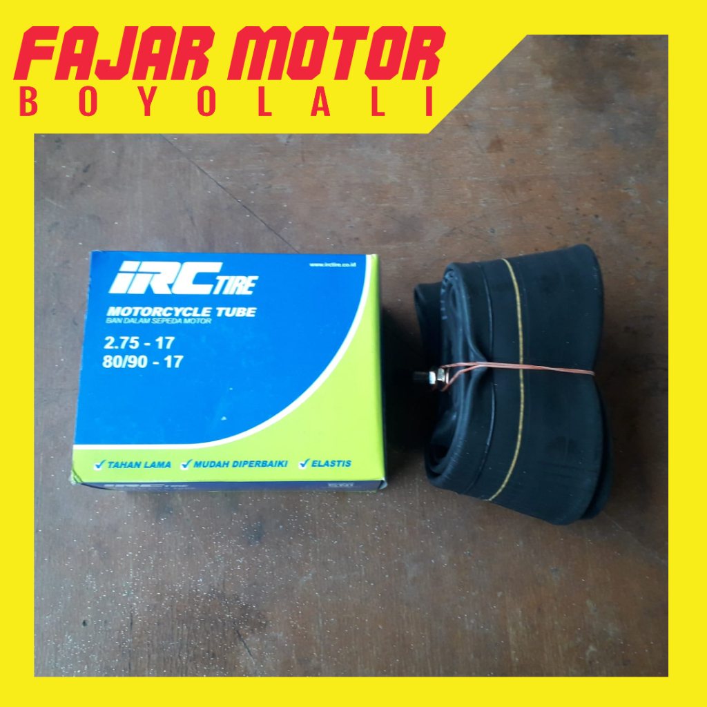Ban Dalam IRC 2.75 Ring 17 80/90 Ring 17 Untuk Motor Revo Absolute Supra Fit Karisma ORIGINAL