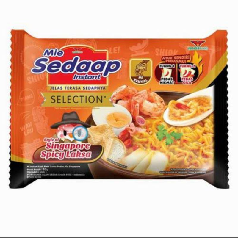 

Mie Sedaap Korean Spicy Laksa 83gr (min belanja 5 produk campur)