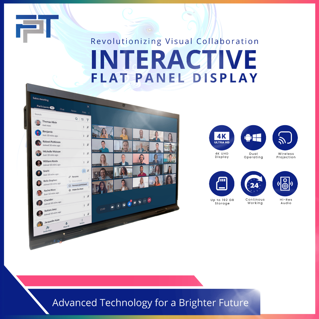 

Papan Tulis IT Pintar FPI Phoenix Interactive Flat Panel Display 65