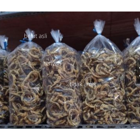 

Keripik Belut Renyah Gurih - Kripik Belut Siap Makan 250gr