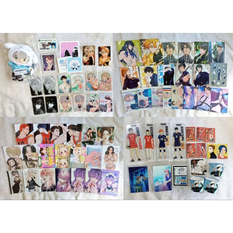 Bulk Merch Photocard Postcard Pbox Doll Nagi Gojo Megumi Yuuji Toge Chifuyu Ran Rindou Sakuragi Ruka