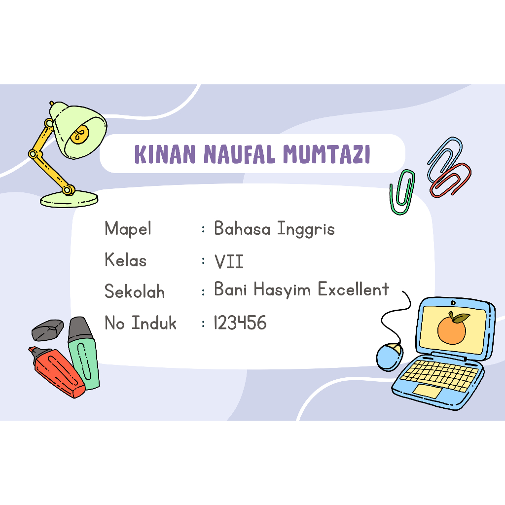 

STIKER LABEL NAMA BUKU PELAJARAN CUSTOME NAMA SISWA SISWI