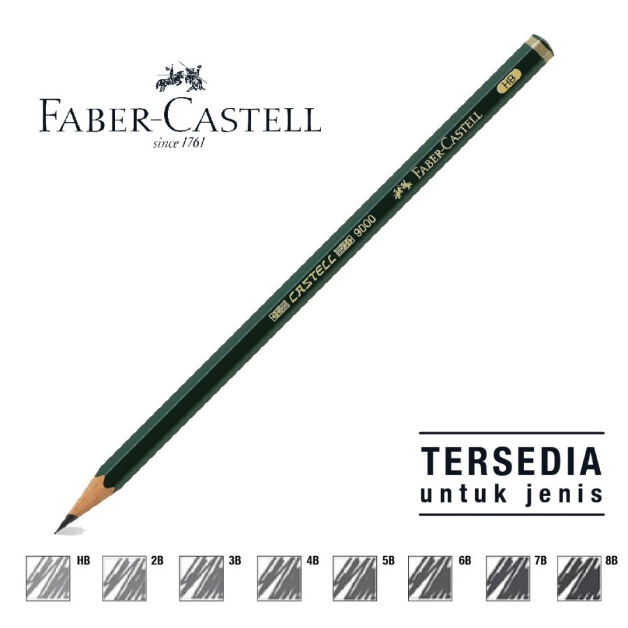 

Pensil FaberCastell Pensil Serut Pensil Ujian Faber Castell 2b