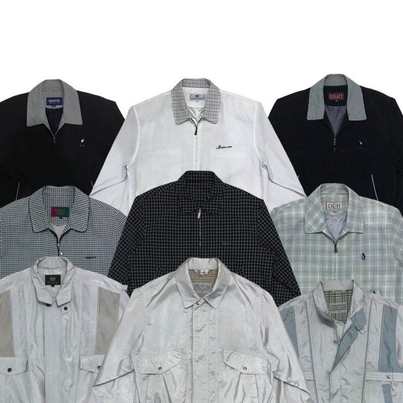 VINTAGE, CASUAL, TARTAN, WORK JACKET